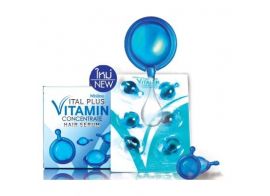 Mistine Vital Plus Vitamin Concentrate Hair Serum 6 капсул