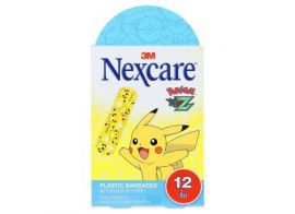 Nexcare Pokemon Plastic Bandages 12шт