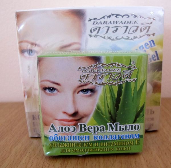 Darawadee Collagen Snail Gel 100г + Aloe Vera Soap
