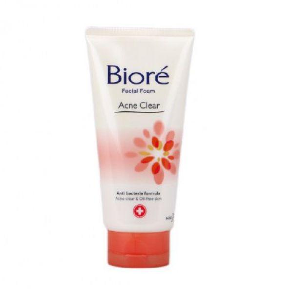 Biore Facial Foam Pure Acne Clear 100g