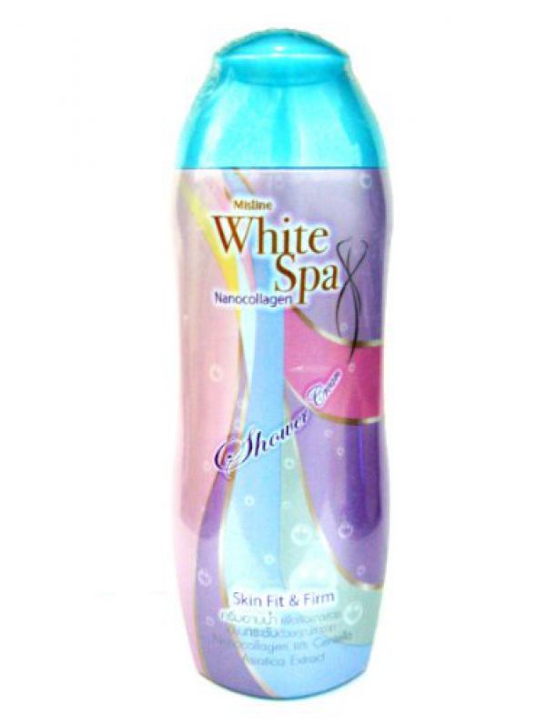 Mistine White Spa Nanocollagen Anti-aging Skin Shower Cream 500 мл