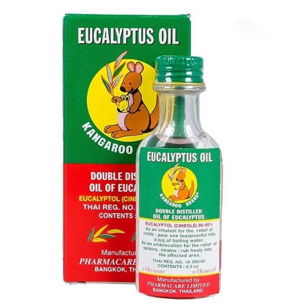 The Kangaroo Brand Double Distilled oil of Eucalyptus 8.5мл
