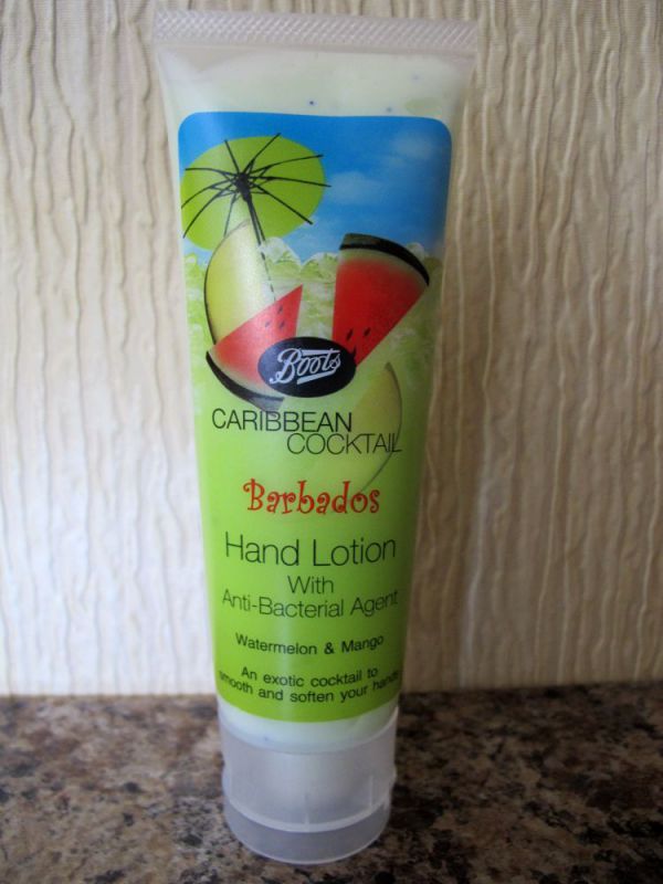 Boots Caribbean Cocktail Hand Lotion With Anti-Bacterial Agent 85мл