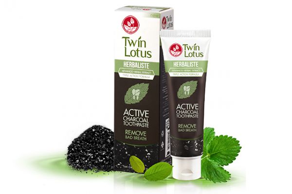 Twin Lotus Herbaliste Active Charcoal Toothpaste 100g