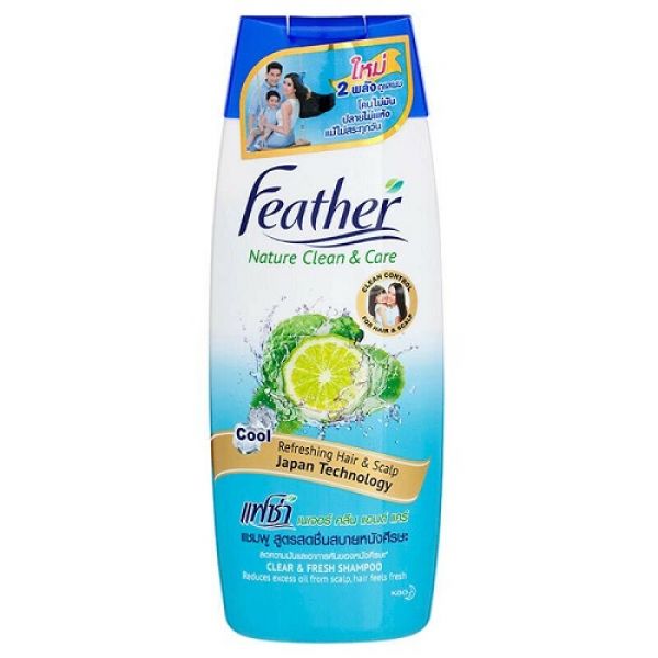 Feather Nature Plus Refresh Scalp Shampoo 380мл