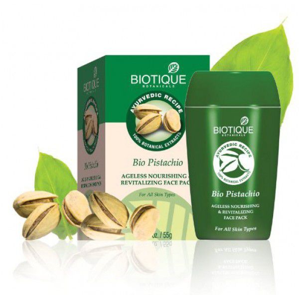 Biotique Bio Pistachio Ageless Nourishing & Revitalizing Face Pack55g