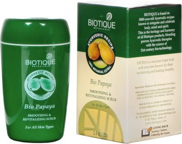 Biotique Bio papaya Smoothing and Revitalizing Scrub 85g