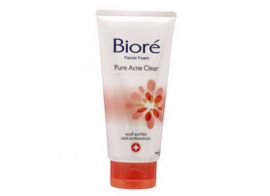 Biore Facial Foam Pure Acne Clear 50г