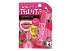 Rohto Lip Baby  Color Fruit strawberry pink 4,5г