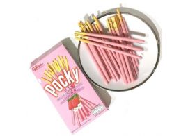Glico Pocky Biscuit Sticks Strawberry 45г