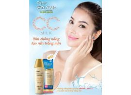 Rohto Sunplay Skin Aqua Clear White CC Milk SPF50+PA++++ 25г