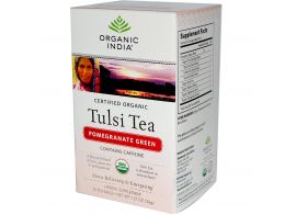 Organic India Tulsi Green Tea Pomegranate
