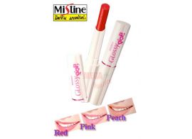 Mistine Glossy Pop Moisturizing Lip With Hyaluronic Color Shimmer Pearl Lip Care SPF 15